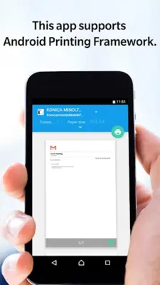 Konica Minolta Mobile Print android App screenshot 7